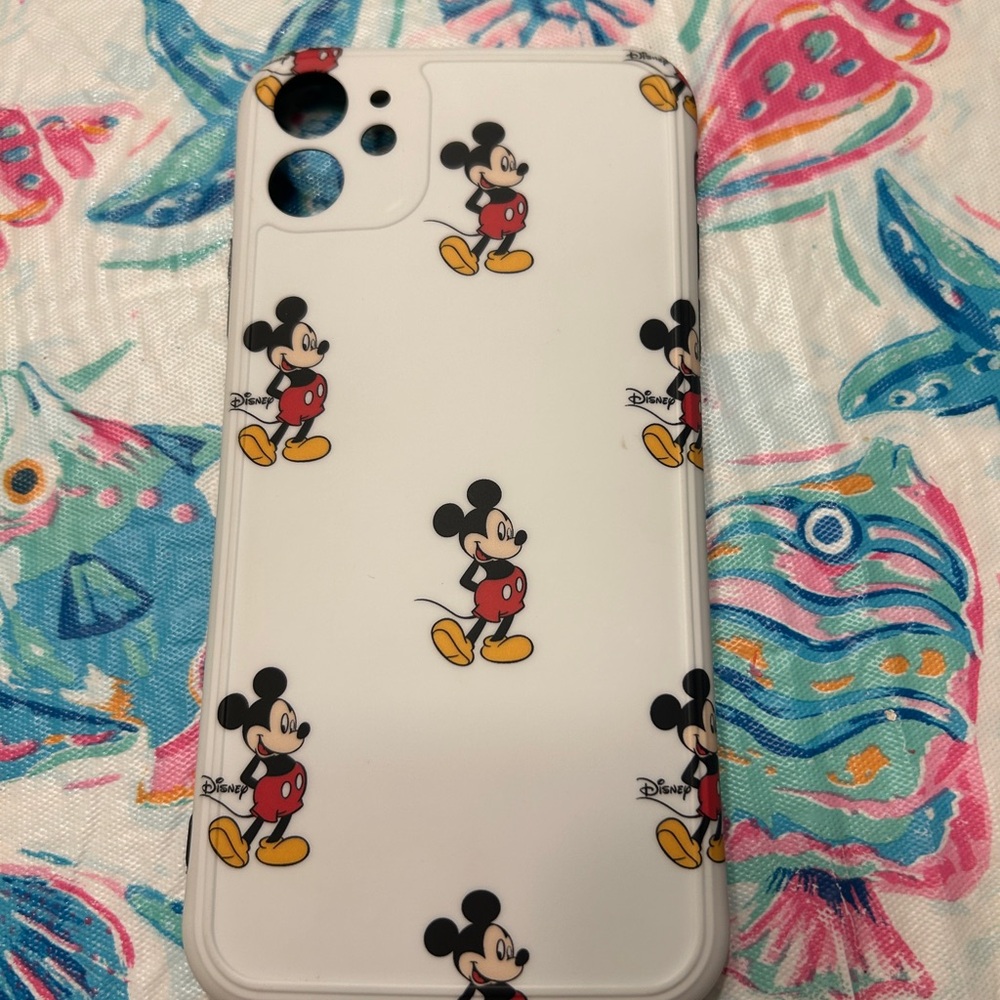 Disney Mickey Mouse White Phone Case